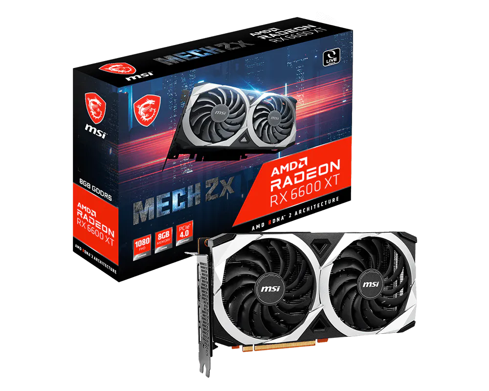 MSI Radeon RX 6600 XT MECH 2X 8G